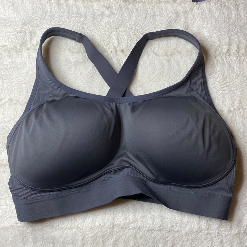 All in Motion Gray Sports Bra Size 38 DD